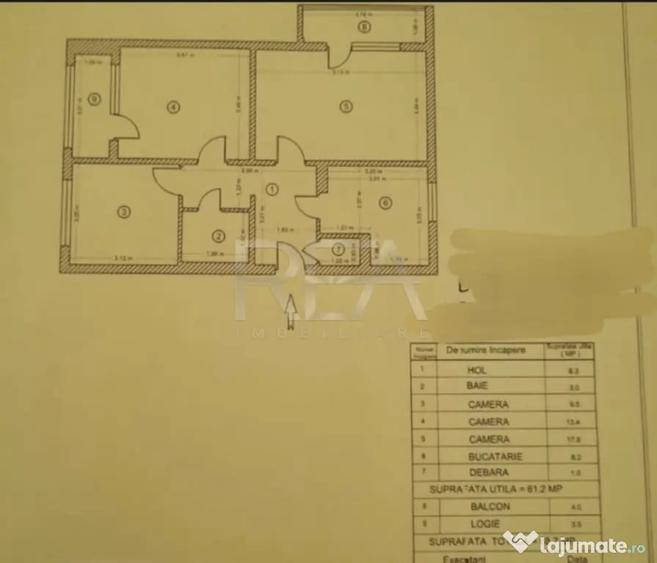 Apartament cu 3 camere decomandat în Drumul Taberei
