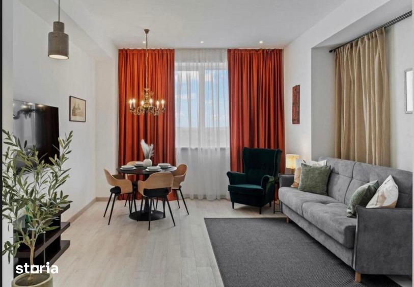 Apartament cu 3 camere, mobilat în Văcăresti