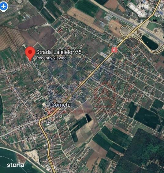 Teren de 672 mp, în Cornetu