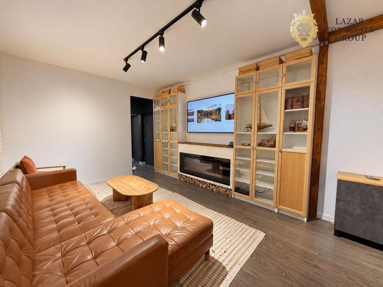 Apartament cu 3 camere semidecomandat, mobilat în UTA