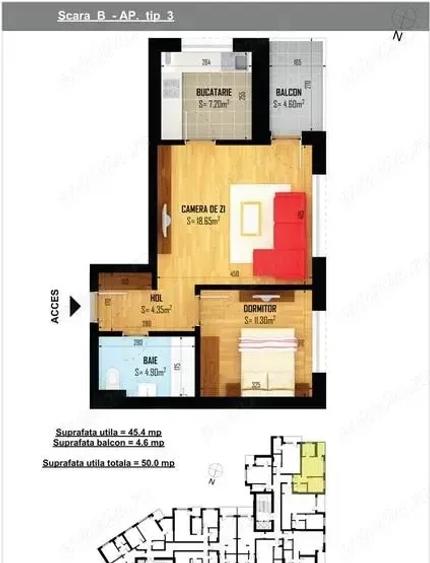 Apartament 2 camere | Grozavesti | Carrefour Orhideea |  bloc nou | parcare - 3