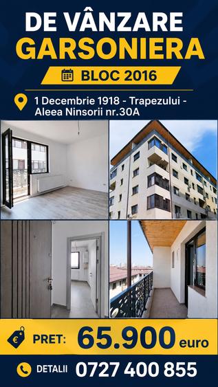 Vanzare Garsoniera 41mp 1 Decembrie 1918 - Trapezului - Aleea Ninsorii nr.30A - 4