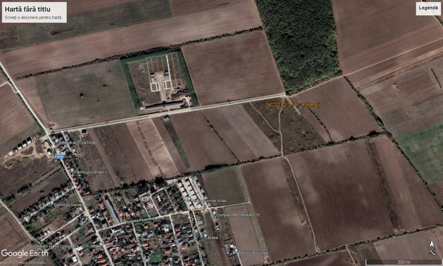 Teren Construcții extravilan de 700 mp, în Corbeanca