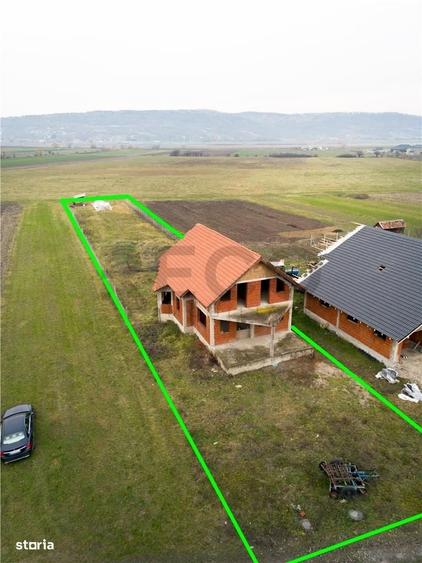 Casă cu 4 camere cu Teren 752 Mp în Oșorhei