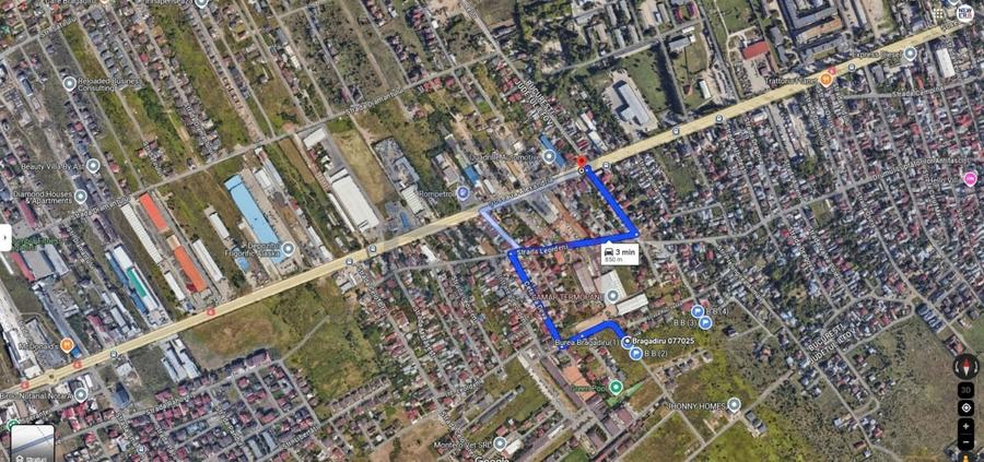 Teren Construcții intravilan de 10000 mp, în Bragadiru