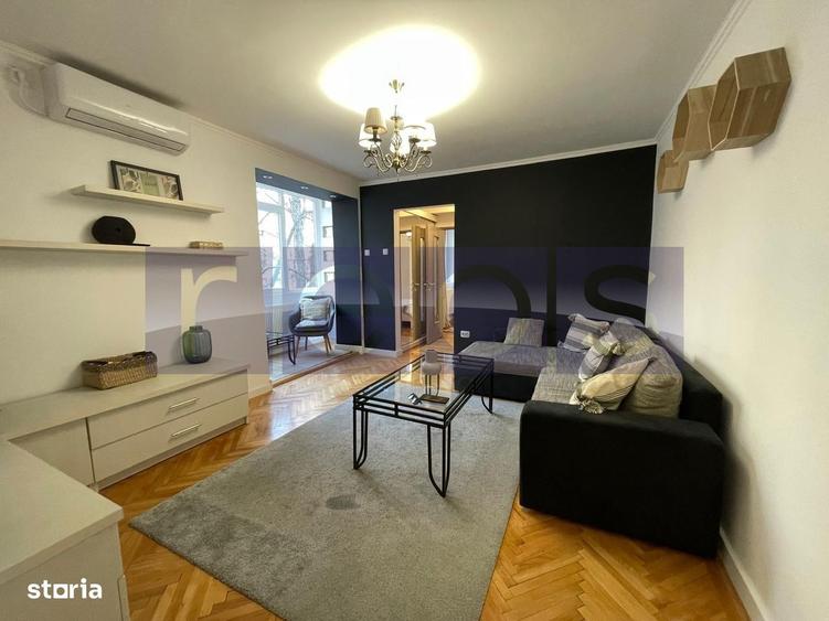 Apartament cu 2 camere semidecomandat, mobilat în Romană