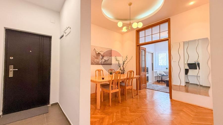 Apartament cu 3 camere decomandat, mobilat în Universitate