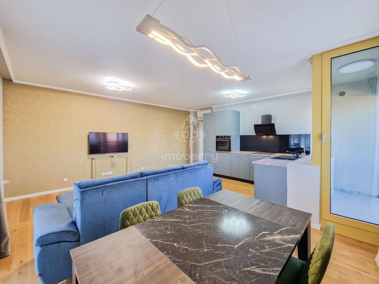 Apartament cu 2 camere semidecomandat, mobilat în Aviației