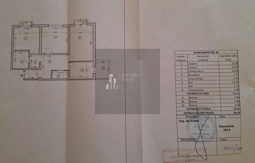 Apartament cu 3 camere decomandat, mobilat în Alexandriei