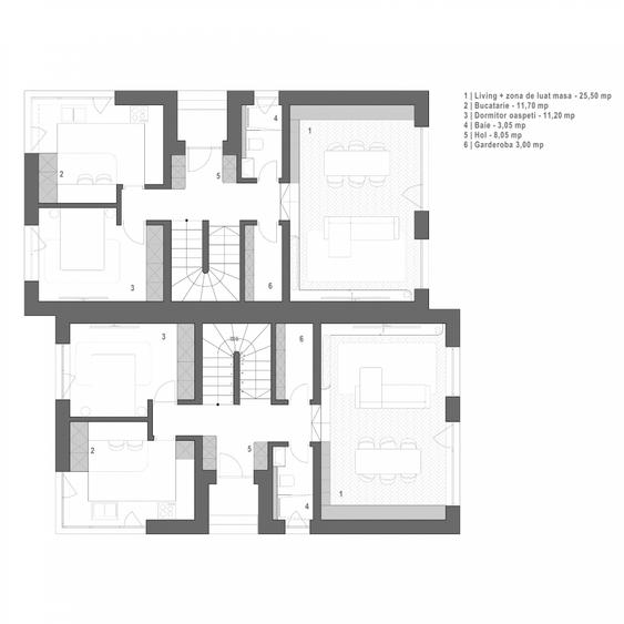 Duplex cu 6 camere cu Canalizare în Dezmir