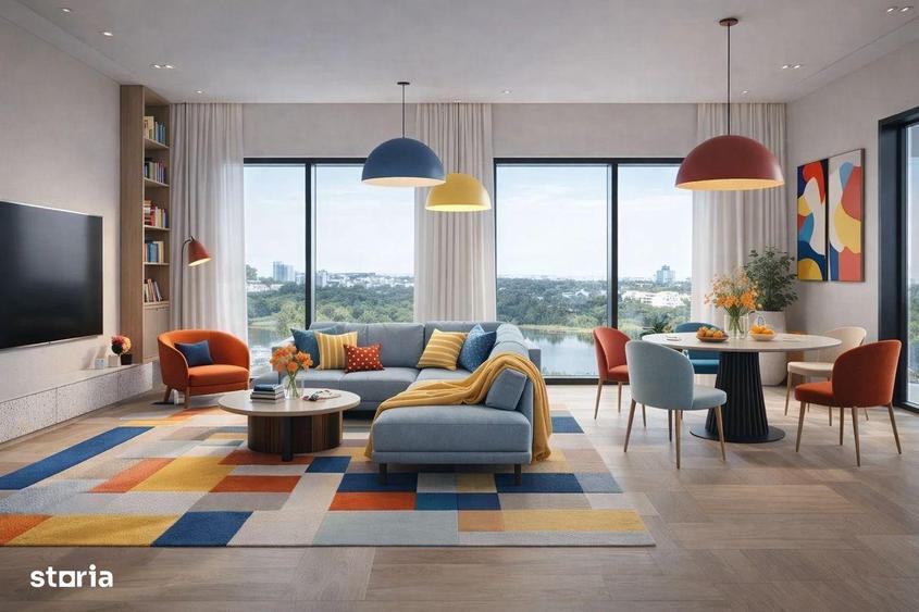 Apartament cu 3 camere în Tei
