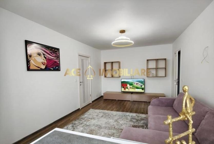 Apartament cu 2 camere semidecomandat, mobilat în Giurgiului