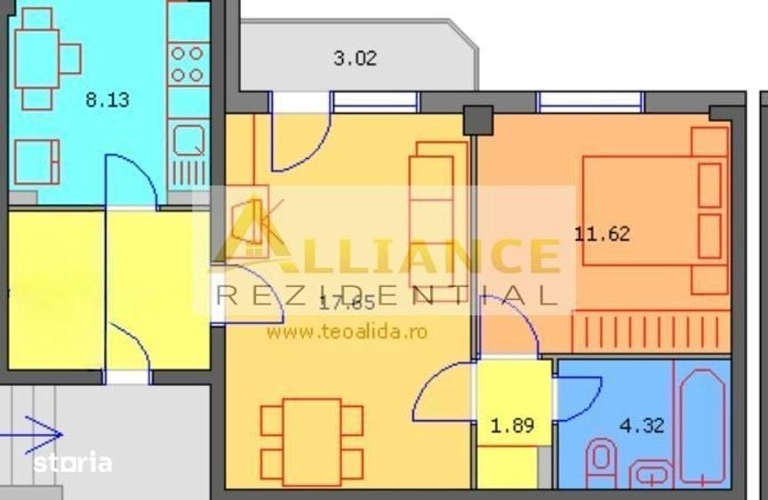 Apartament cu 2 camere decomandat în Cișmigiu