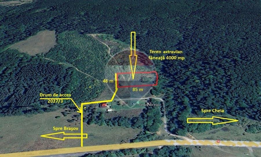 Teren Construcții extravilan de 4000 mp, în Babarunca