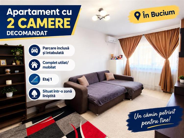 Apartament cu 2 camere decomandat în Bucium