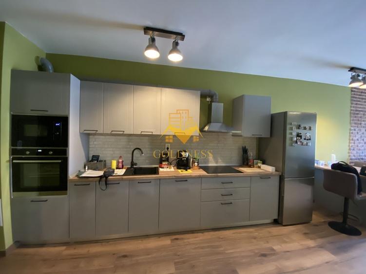 Apartament cu 2 camere semidecomandat, mobilat în Borhanci