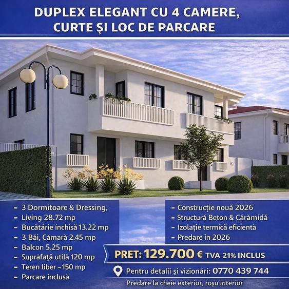 Casă cu 4 camere cu Teren 150 Mp în Central