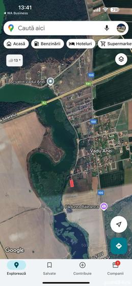 Teren de 3100 mp, în Vadu Anei