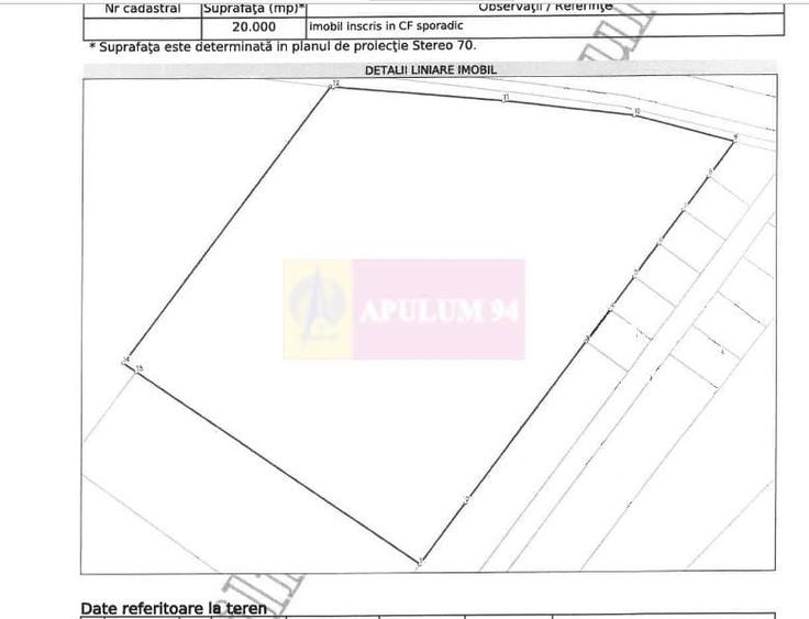 Teren agricol intravilan de 131935 mp, în Est
