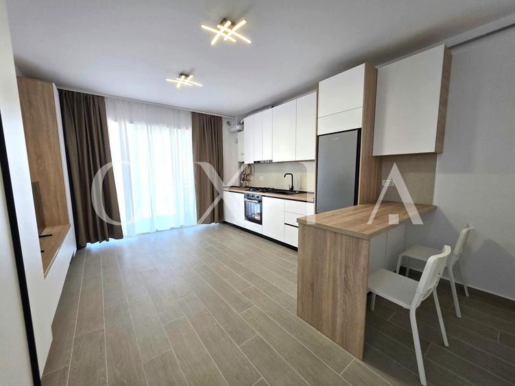 Apartament cu 2 camere semidecomandat, mobilat în Giroc