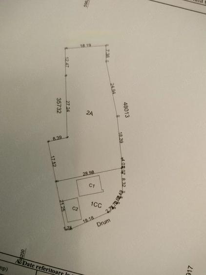 Teren de 2400 mp, în Exterior Vest