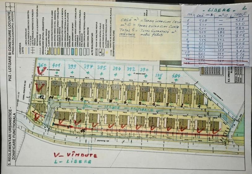 Teren Construcții intravilan de 500 mp, în Central