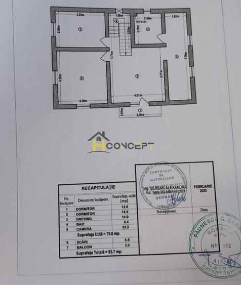 Casă individuală cu 5 camere cu Canalizare în Cornetu
