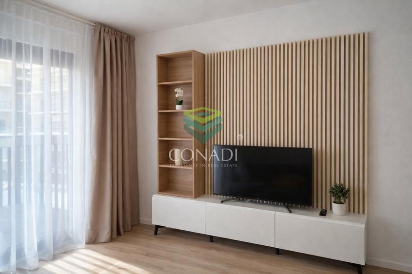Apartament cu 2 camere semidecomandat, mobilat în Domenii