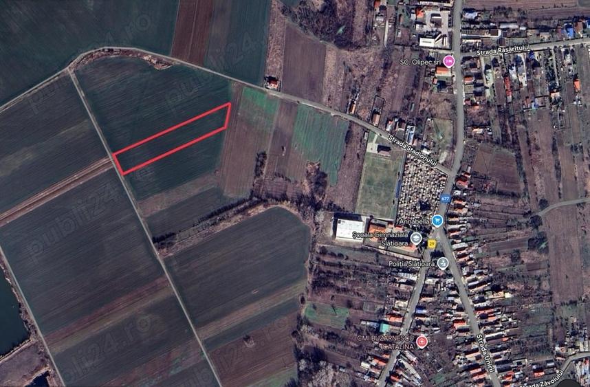 Teren de 8133 mp, în Slătioara
