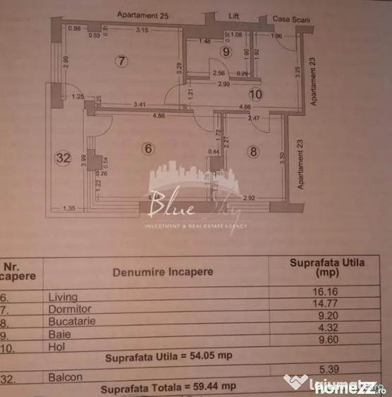 Apartament cu 2 camere decomandat în Central