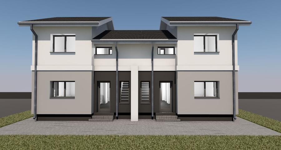Duplex cu 3 camere cu Canalizare în Moșnița Nouă