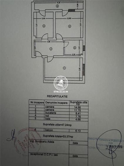 Apartament cu 2 camere decomandat în Valea Lupului