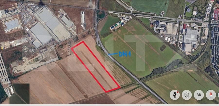 Teren agricol extravilan de 10000 mp, în Exterior Vest
