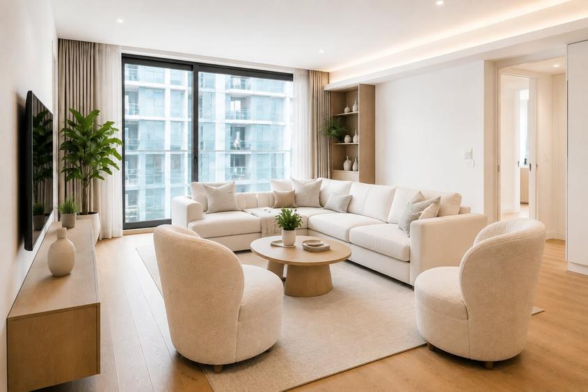 APARTAMENT CU 4 CAMERE ÎNTR-UN COMPLEX REZIDENȚIAL DE EXCEPȚIE - BĂNEASA - 1