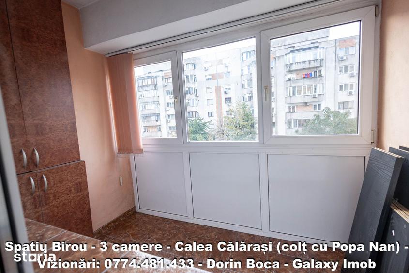 BIROU 3 Camere NEMOBILAT - CALEA CALARASI - Centrala proprie - 14