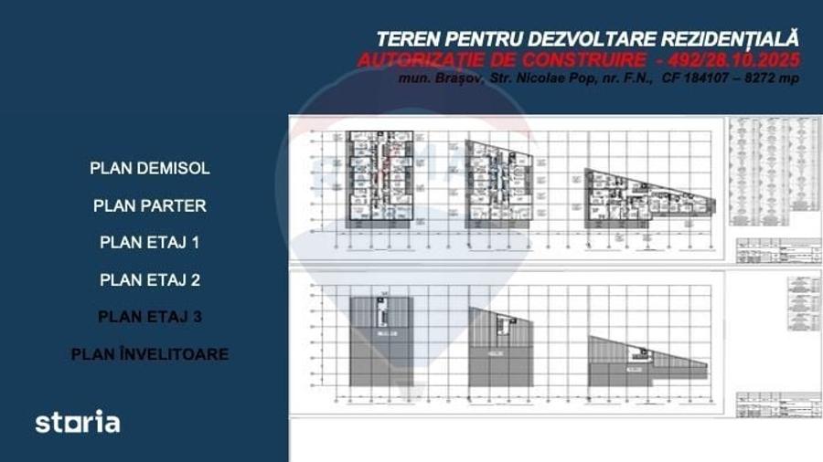 Teren dezvoltare reziden?iala 8,272mp Brasov/AUTORIZATIE DE CONSTRUIRE - 3