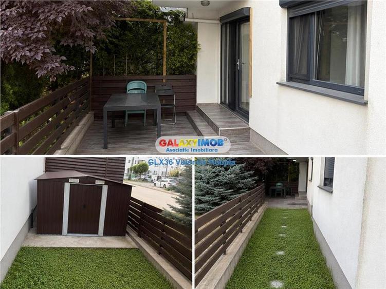 Vanzare apartament 3 camere parter gradina mobilat Baneasa Greenfield - 1