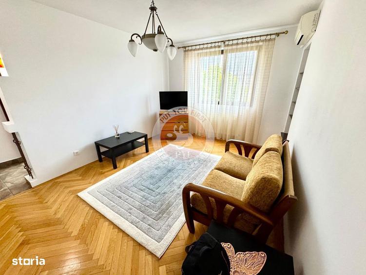 Apartament cu 2 camere semidecomandat, mobilat în Cotroceni