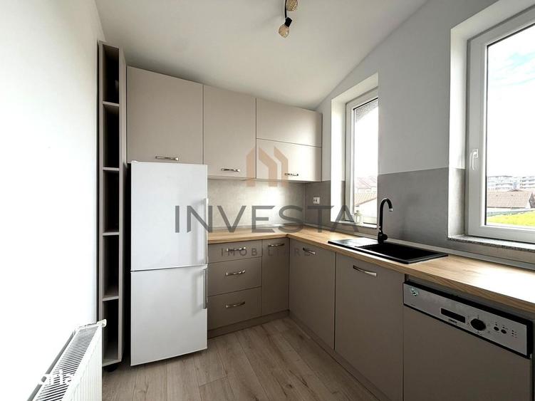 Apartament cu 2 camere semidecomandat, mobilat în Europa