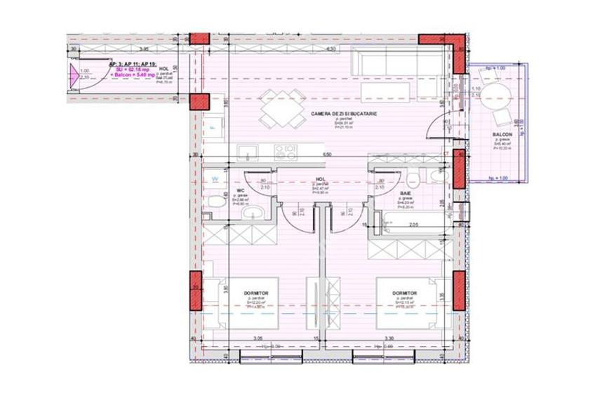 Apartament cu 3 camere decomandat în Șelimbăr — fotografia 3