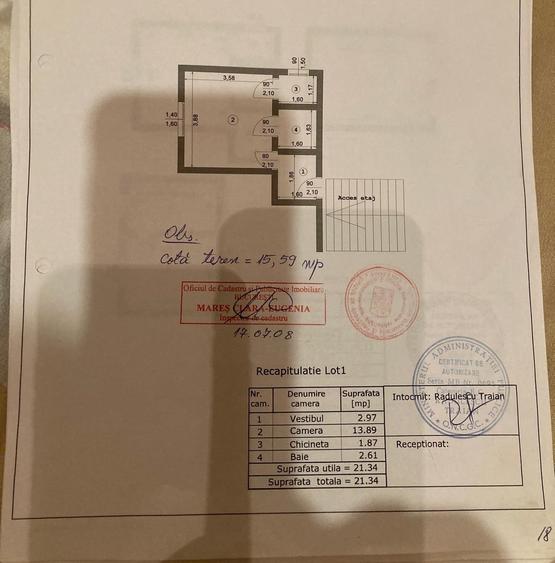 Garsonieră semidecomandată în Unirii