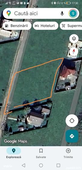 Teren de 1000 mp, în Bod