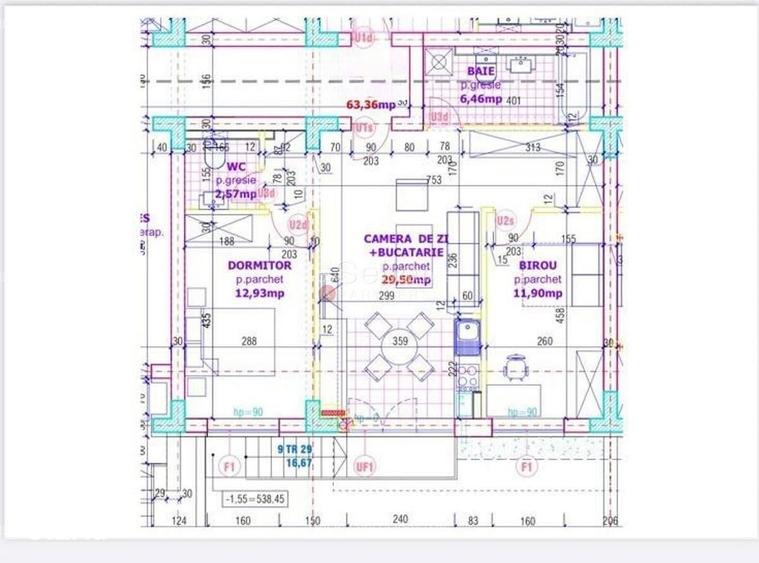 Apartament cu 3 camere, mobilat în Avantgarden