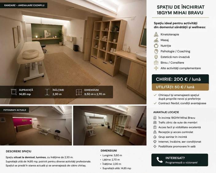 Spațiu comercial, de 36 mp, în Mihai Bravu