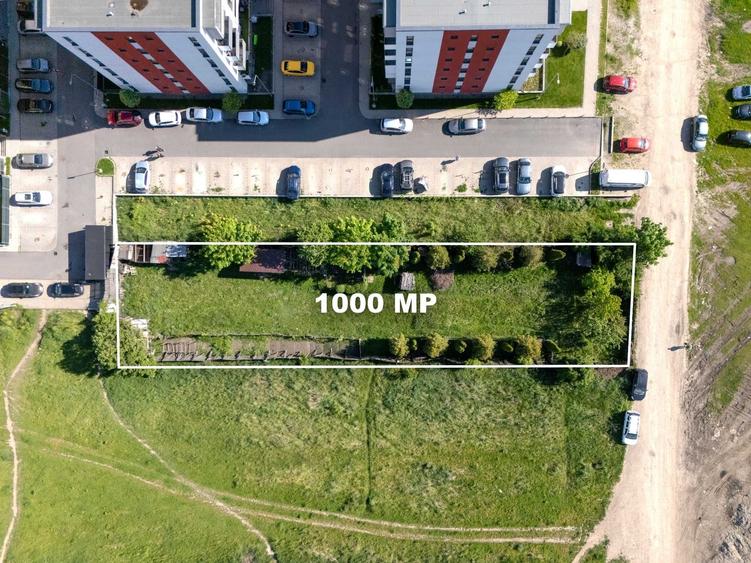 Teren de 1000 mp, în Avantgarden