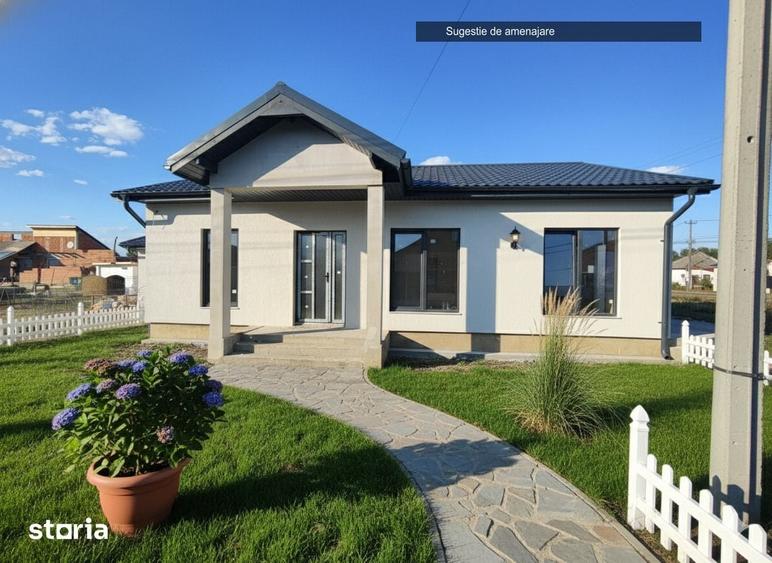 Casă cu 3 camere cu Teren 500 Mp în Zimandu Nou