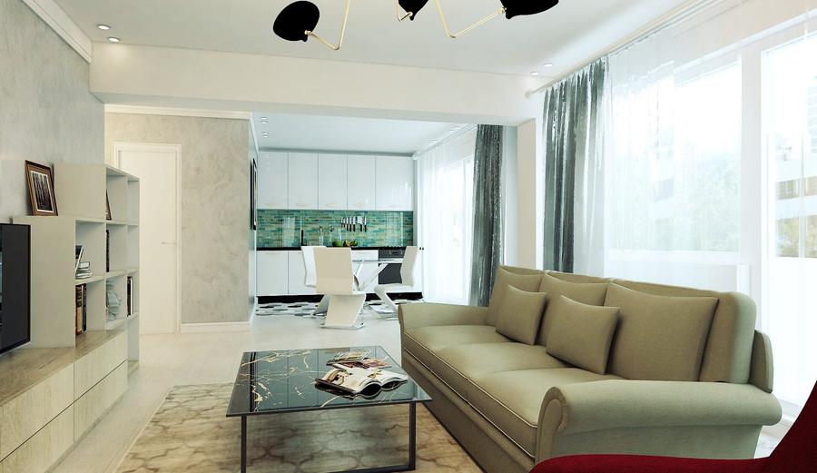 Apartament cu 3 camere decomandat în Polonă