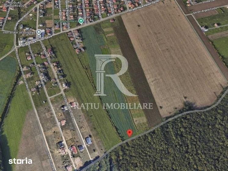Teren de 2000 mp, în Central