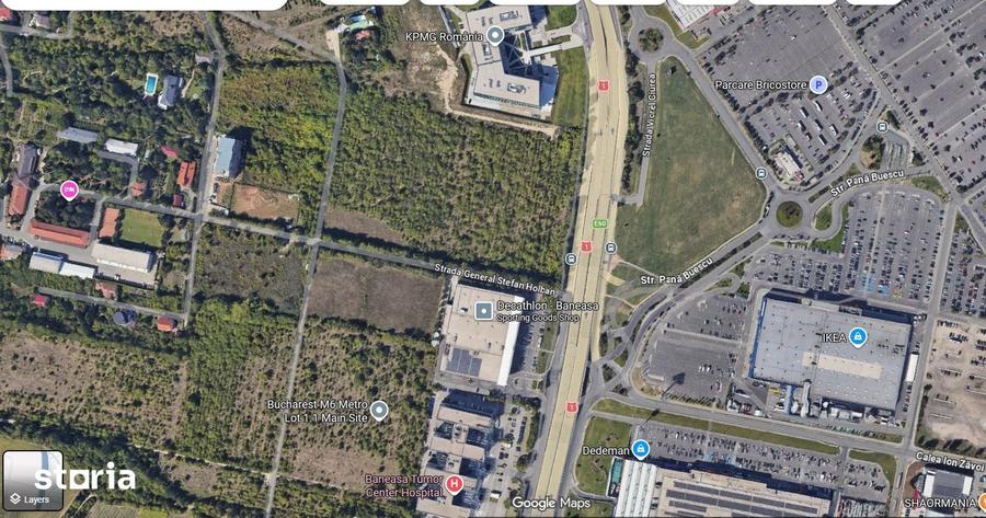 Vanzare teren 3300mp zona Mall Baneasa Decathlon - 1