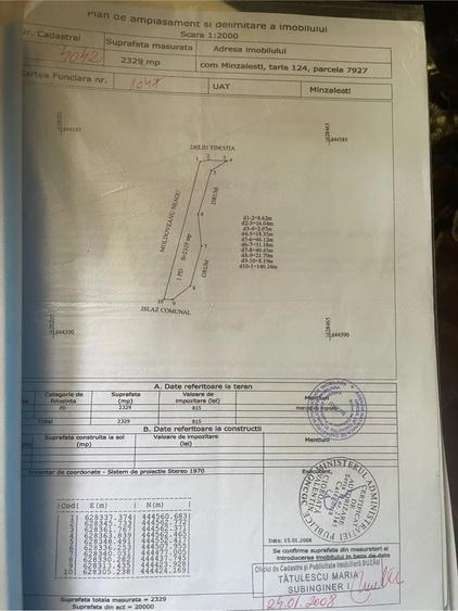 Teren de 2329 mp, în Beșlii